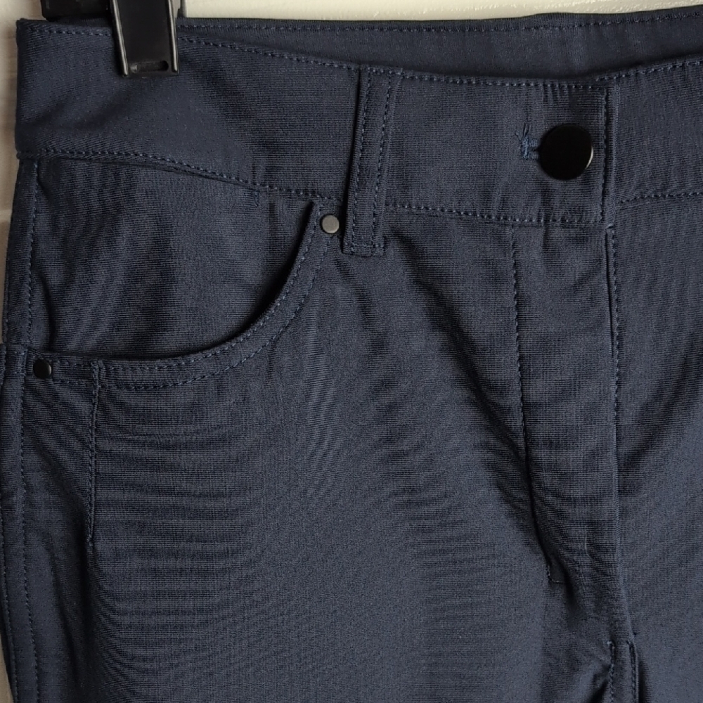 Lululemon Athletica Navy Straight Leg City Sleek, 5 Pocket Wide-Leg Pant - Picture 6 of 14